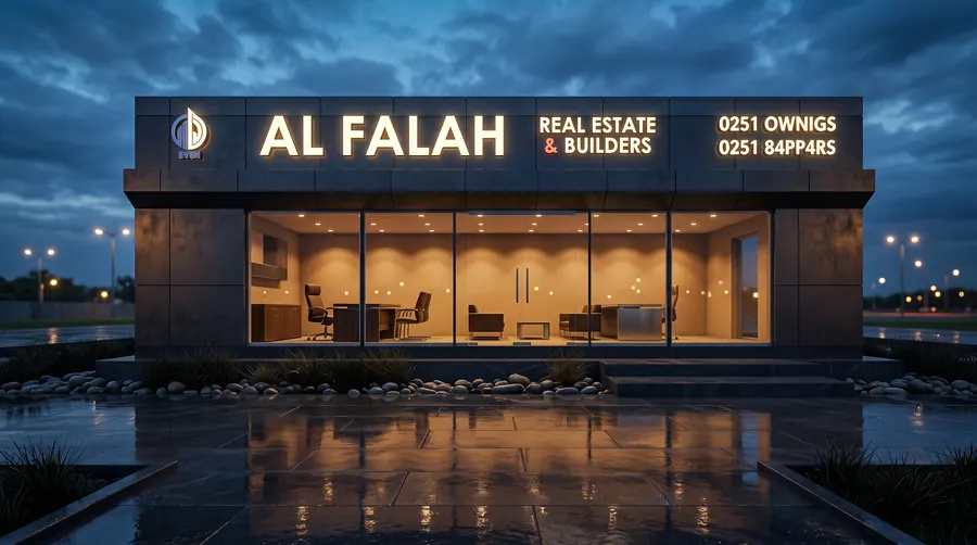 Al Falah Real Estate & Builders, sales office by Al Ahad Containers