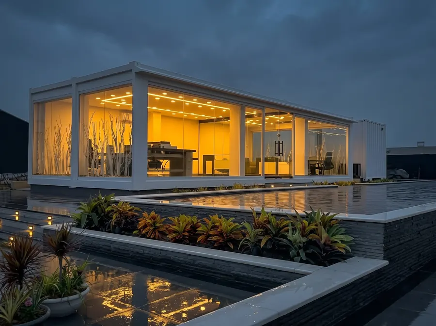 Metropolis, sales office by Al Ahad Containers