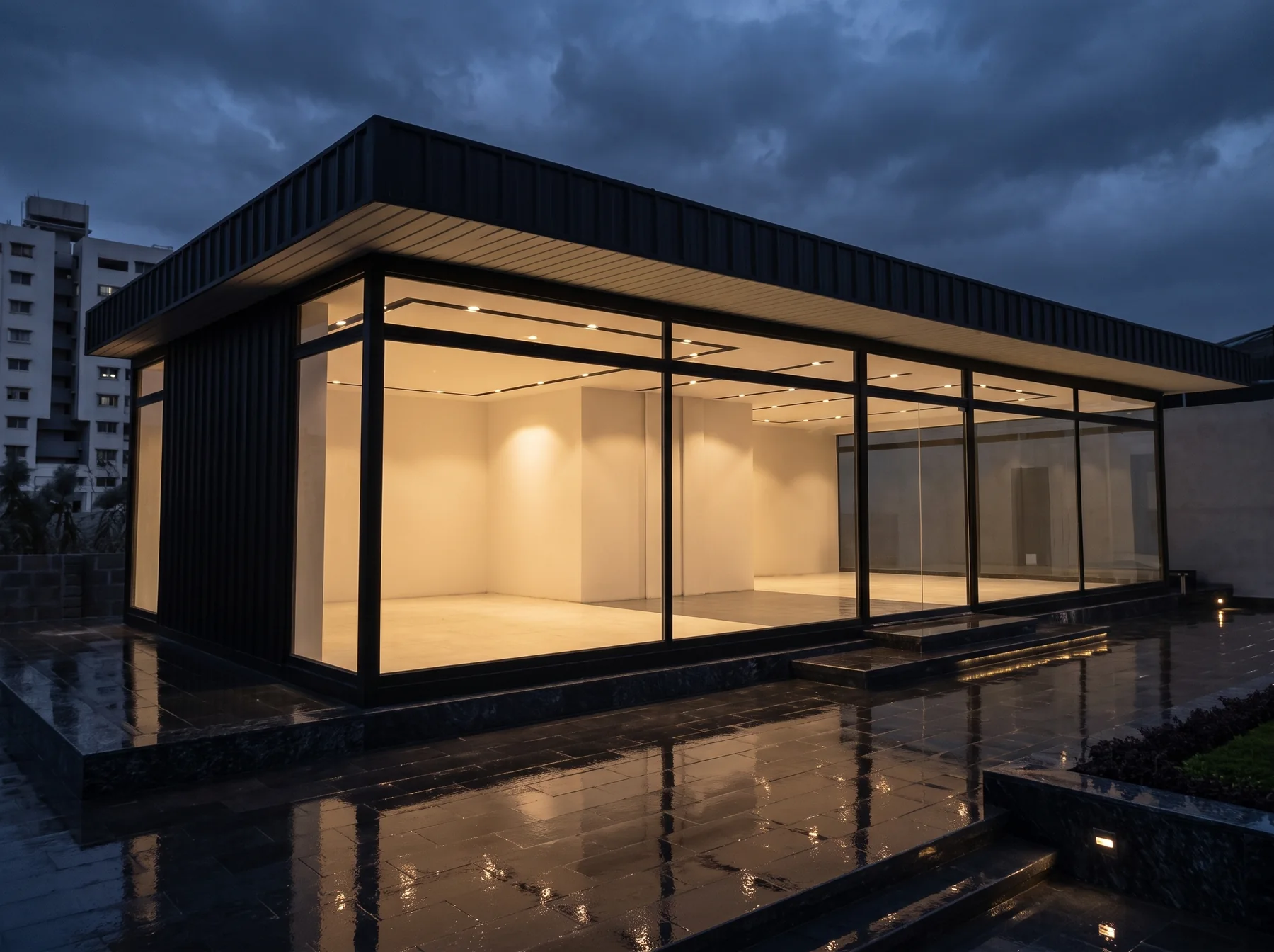 Siddique & Sons, sales office in Scheme 33, Karachi, built by Al Ahad Containers